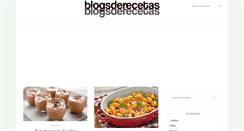 Desktop Screenshot of blogsderecetas.net